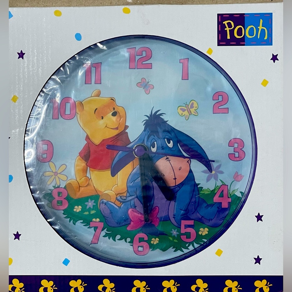 Disney Winnie the Pooh and Eeyore clock